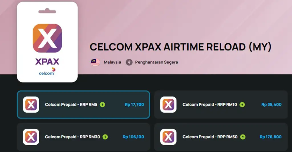 Harga Top Up Celcom Airtime Harga Top Up Celcom Airtime