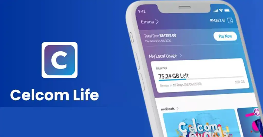 Menggunakan Aplikasi Celcom Life dan MyDigi Menggunakan Aplikasi Celcom Life dan MyDigi