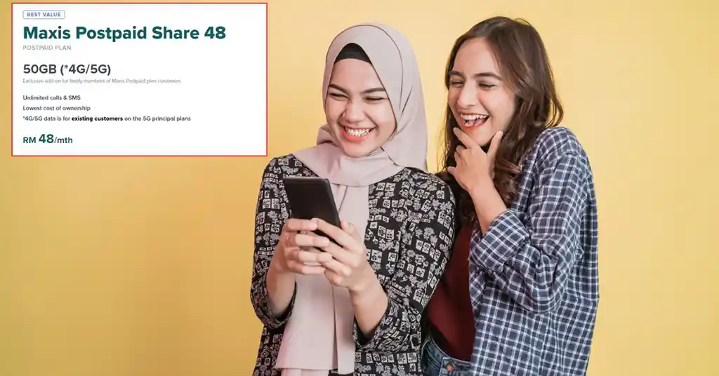 Kelebihan dan Kekurangan Maxis Postpaid Share 48 Plan