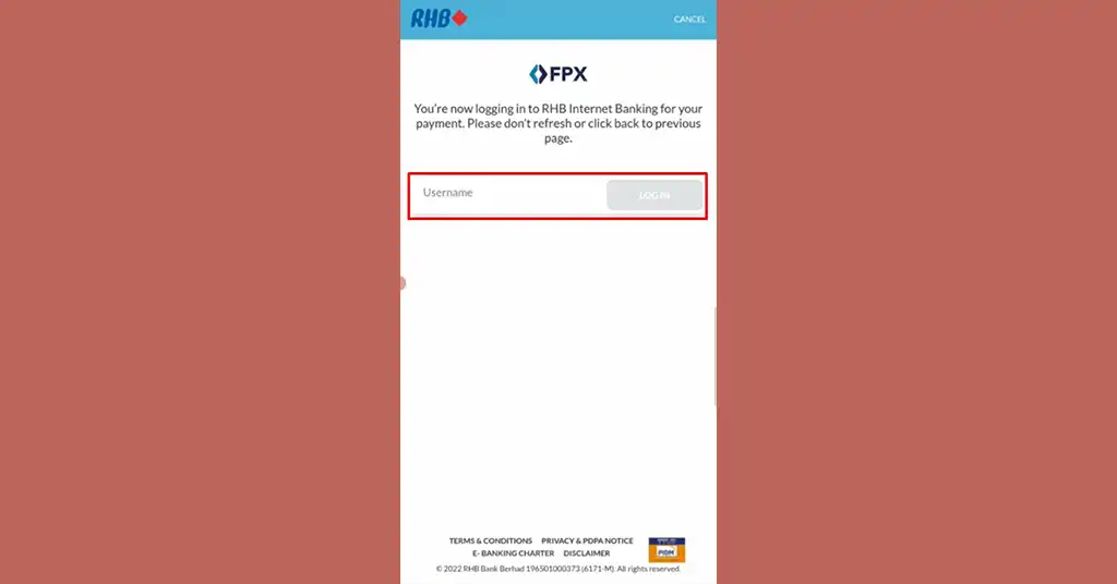 Log Masuk Akaun RHB Internet Banking Log Masuk Akaun RHB Internet Banking
