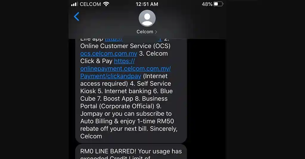 Sebab Nombor Celcom Barred Sebab Nombor Celcom Barred