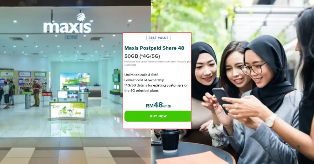 Testimoni Pengguna Maxis Postpaid Share 48 Plan