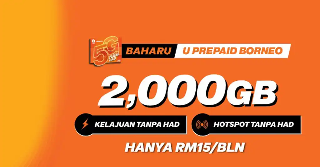 U Prepaid Borneo 20 U Prepaid Borneo 20