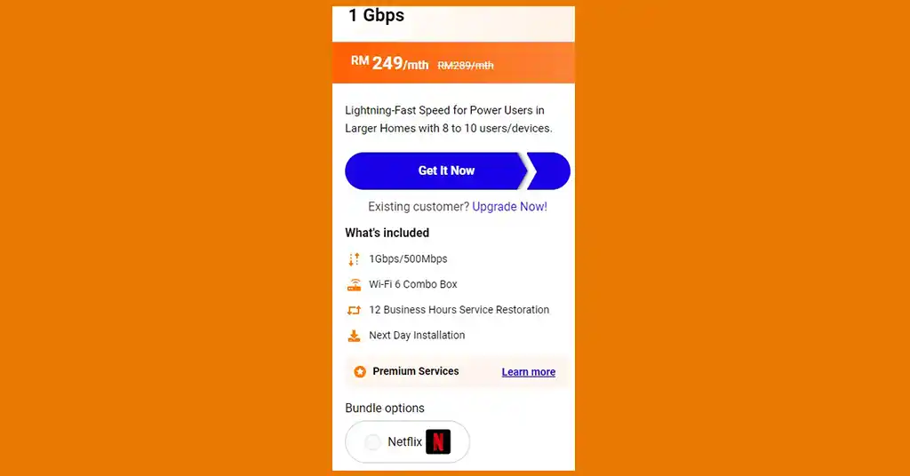 1 Gbps Plan 1 Gbps Plan