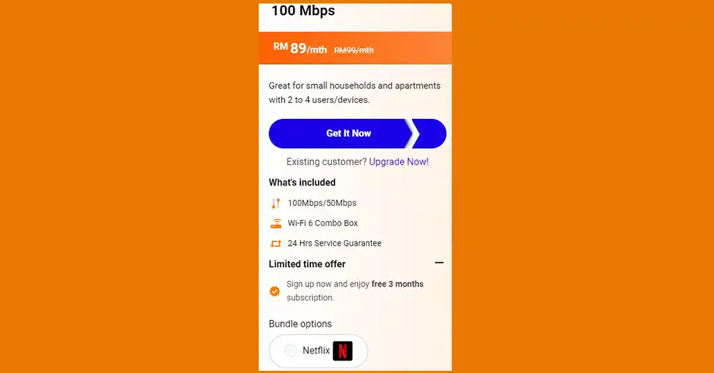 100 Mbps Plan 100 Mbps Plan