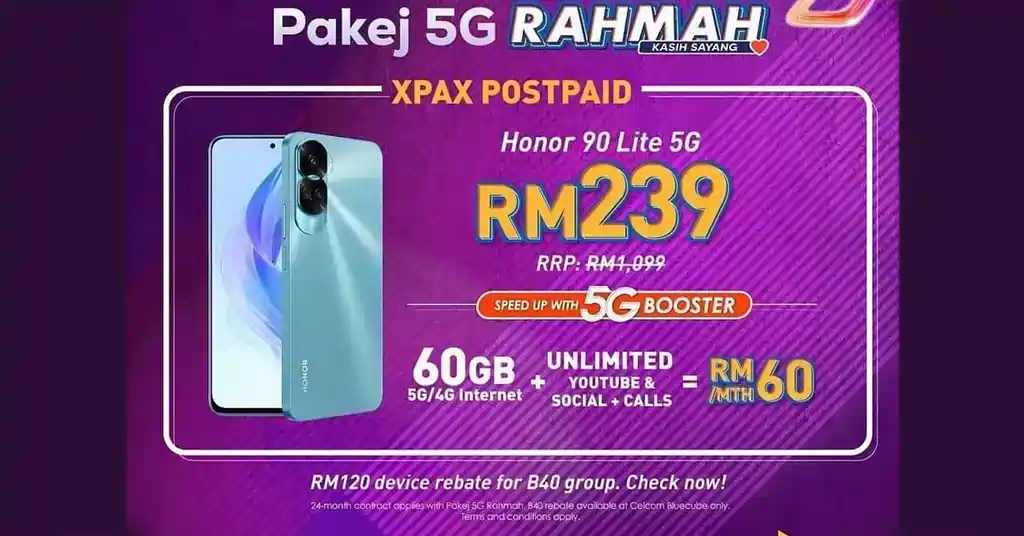 Harga Pakej 5G Rahmah Celcom Terkini Harga Pakej 5G Rahmah Celcom Terkini