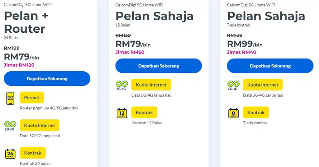 Harga dan Pelan Langganan Harga dan Pelan Langganan