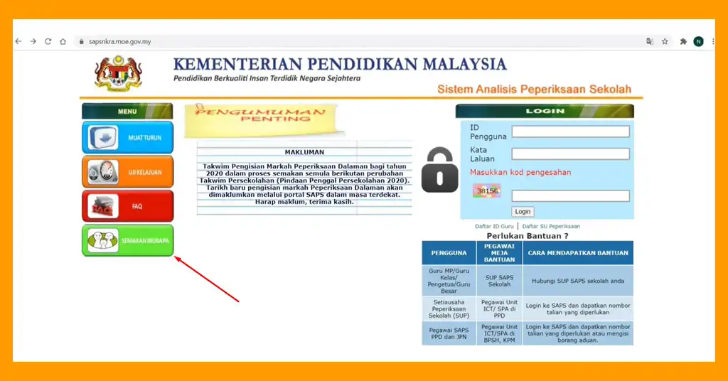 Layari Laman Web SAPS Layari Laman Web SAPS