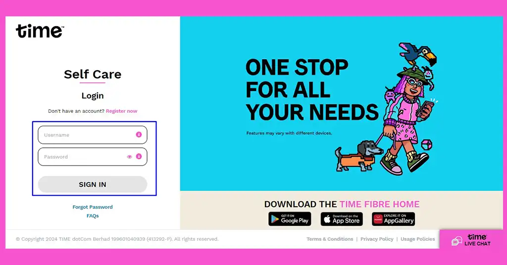 Login ke Dashboard Time Login ke Dashboard Time