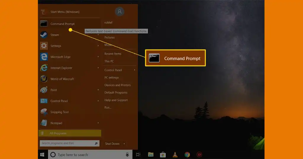 Menggunakan Command Prompt atau Aplikasi Menggunakan Command Prompt atau Aplikasi