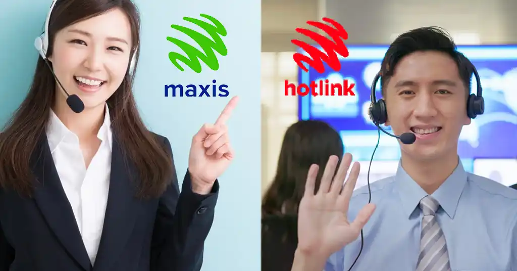 Perbezaan Maxis dan Hotlink Sokongan Pelanggan