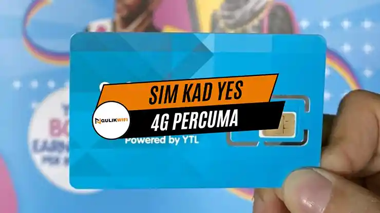 SIM KAD Yes 4G Percuma