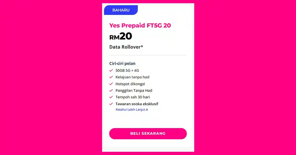 Yes Prepaid FT5G 20 Yes Prepaid FT5G 20