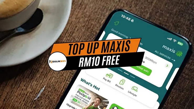 Topup Maxis RM10 Free