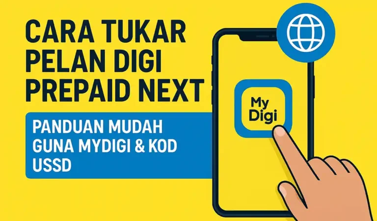 Cara Tukar Pelan Digi Prepaid NEXT