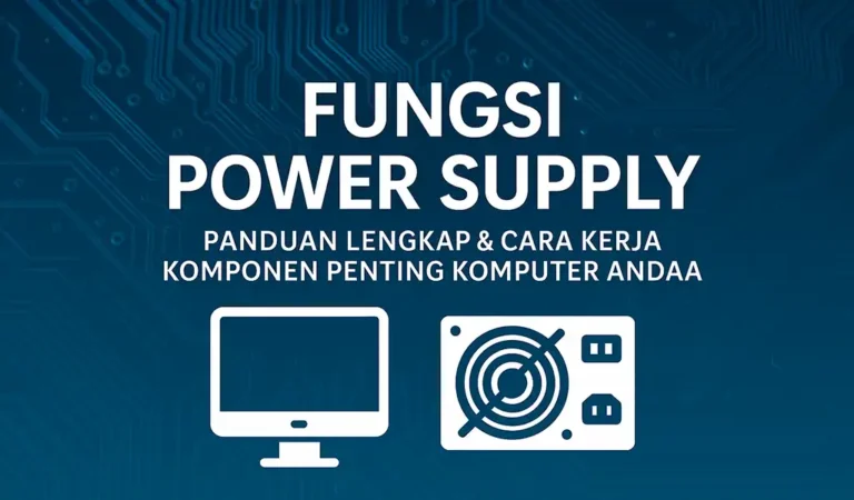 Fungsi Power Supply: Maksud dan Jenis