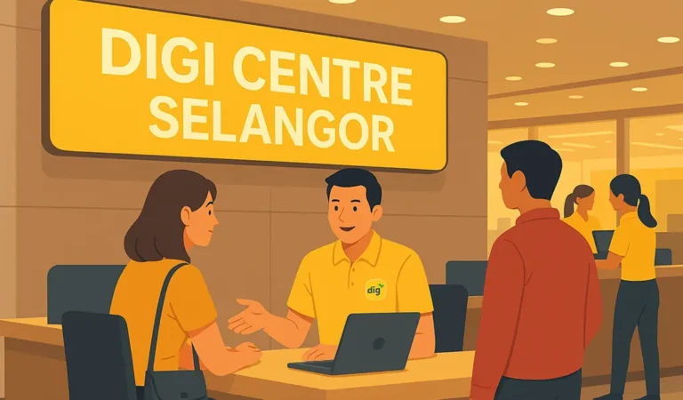 Senarai Digi Centre Selangor Lokasi, Waktu Operasi & Servis
