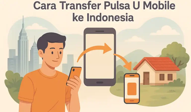 Cara Transfer Pulsa U Mobile ke Indonesia
